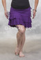 Purple Ruffle Mini Skirt by Queen of Hearts