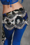 Printed Crescent Pyramid Hip Scarf, for Belly Dance image