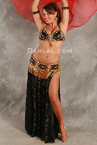 VISION OF PARADISE by Hoda Zaki, Egyptian Belly Dance Costume, Available for Custom Order