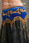 Egyptian beaded velvet hip scarf