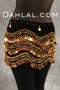 Velvet Wave Coin Wrap for Belly Dance
