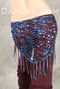 Multi Color Sequin Crocheted Shawl, for Belly Dance 