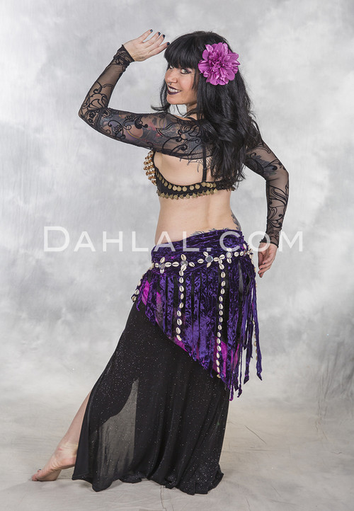 minya slinky skirt for belly dance