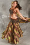 SUHEIR Printed Chiffon Skirt & Veil Set by Off the Nile image