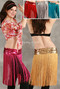 FRINGE SKIRT with STRETCH SEQUIN BAND, for Dance image