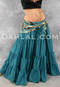 Turquoise Tribal Skirt