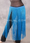 Turquoise Fringe Skirt
