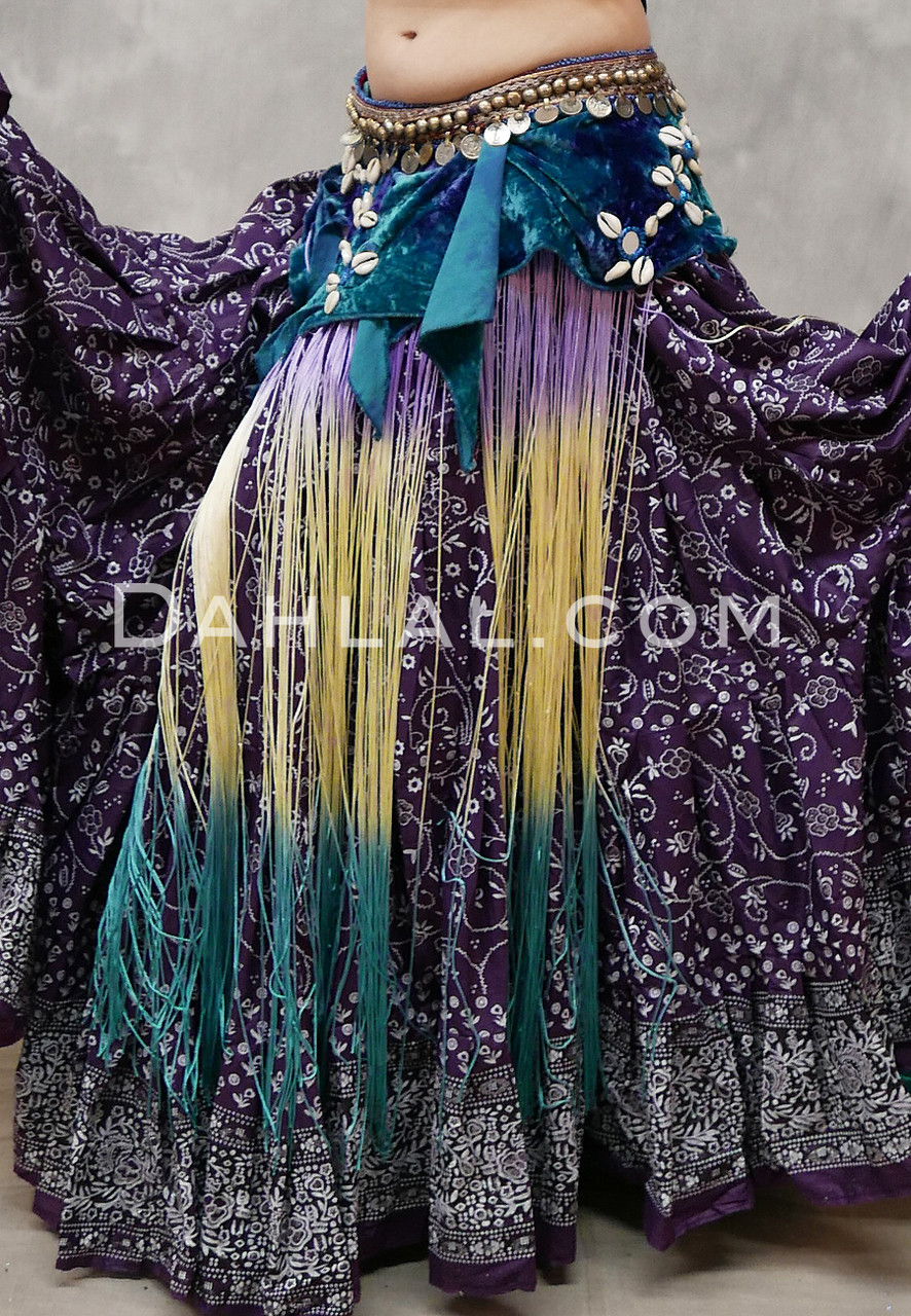 Gortin Belly Dance Fringe Skirt Bra Top Boho Sequin Tassel Hip Skirt Hip  Scarf Halloween Rave Party Costume for Women : Amazon.in: Clothing &  Accessories