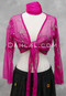 S/M Fuchsia and Silver Sheer