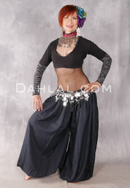 Black Hypnotic Harem Pants