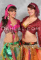 Sequin Bras shown worn with a full costume