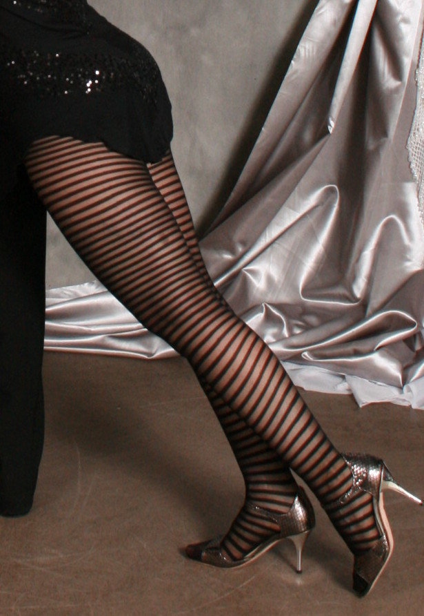 Classy Stripes Stockings From Leg Luxury Dahlal Internationale 