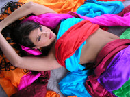 Solid Silk Veils for Belly Dance