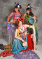 Lurex Stripe Veil for Belly Dancing for Belly Dance image