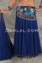 Double Chiffon Skirt with Beaded Hem and Matching Veil from Egypt
