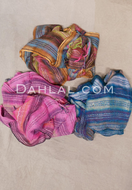 Woven Multi Stripe Scarf