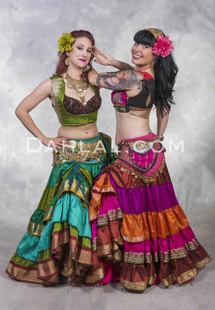 Sariskirt Veils from Simply Stylish Belly Dance Attire New Silver Lace Sariskirt Veils from Simply Stylish Belly Dance Attire New Silver Lace