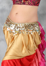 Egyptian Coin and Chain Belt for Belly Dance