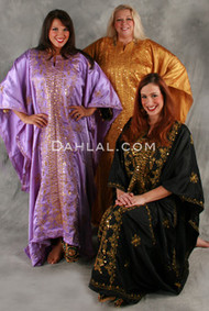 SAUDI SENSATION Egyptian Belly Dance Khaleegi Dress or Thobe - Gold