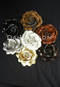 Faux Leather hair flower