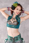 Teal, Olive and Silver Ruffled Sari Vest