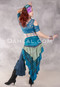 Back View shown with our Forever Lace Teal Choli