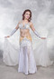 White Lace Belly Dance Costume