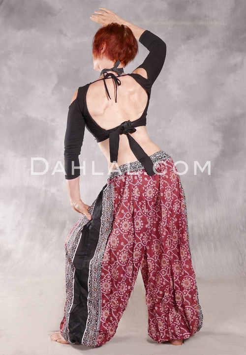 GREAT SAND SEA Printed Harem Pants- Henna Print