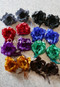 Two-Pack Satin and Mesh Flower Hair Clip