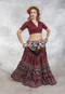 Full Length Front View with Tribal Tiered Skirt