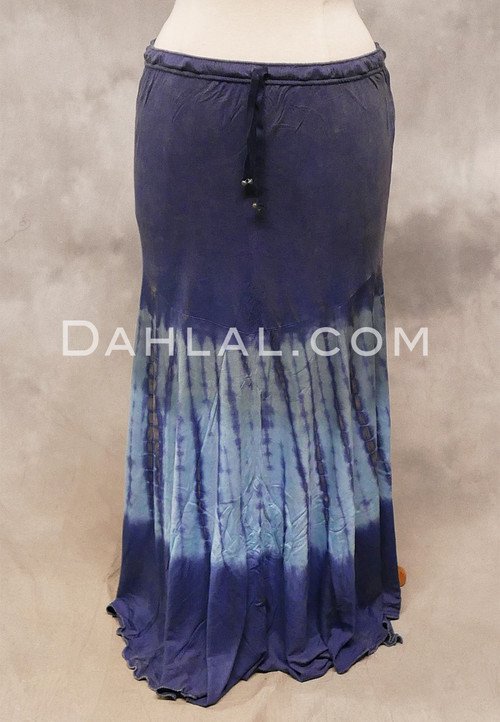Tie-dyed Navy Skirt