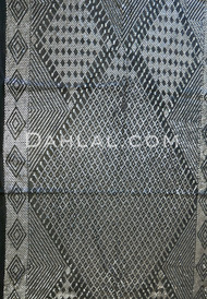 BLACK and SILVER ASSUIT FABRIC PIECE