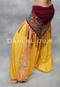 Yellow Maharani Printed Harem Pants