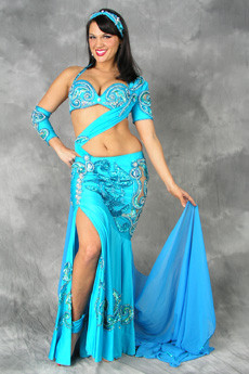 DESTINY by Pharaonics of Egypt, Egyptian Belly Dance Costume, Available for Custom Order image
