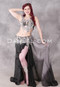 Starlight Silver and Black Egyptian Beaded Costume