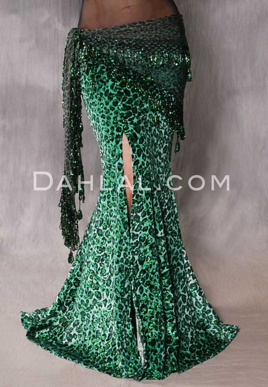 fishtail skirt green