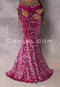 pink and fuchsia leopard print skirt