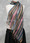 Woven Striped Scarf 1