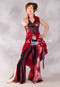 Twilight Tales Sequin and Velvet Underbust Tail Vest - Red