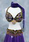Velvet Tribaret Bra and Belt Set for Custom Order from Egypt