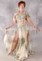 ROMANTIC ENCOUNTER Egyptian Costume - Gold, Lime, Yellow and Ivory