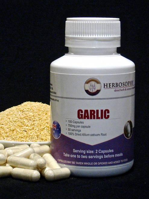 Garlic Powder, and Capsules @ Herbosophy