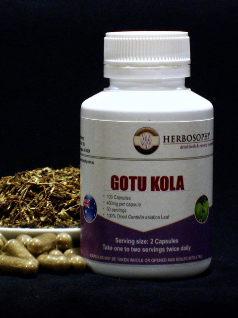Gotu Kola Loose Herb, Powder or Capsules @ Herbosophy