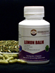 Lemon Balm Loose Herb, Powder or Capsules @ Herbosophy