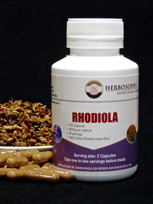 Rhodiola Loose Cut, Powder or Capsules @ Herbosophy