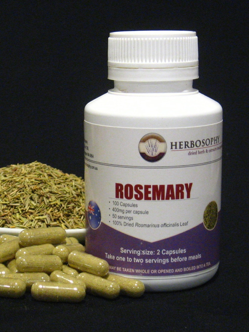 Buy Rosemary Australia | 19.35 | 100 Caps | Herbosophy