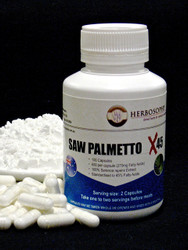 Saw Palmetto X45 (45% Fatty Acids) loose powder or capsules @ Herbosophy