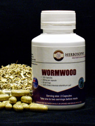 Wormwood Loose Herb, Powder or Capsules @ Herbosophy