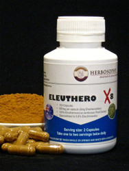 Eleuthero X8 Extract (Siberian Ginseng Extract) Loose Powder or Capsules @ Herbosophy