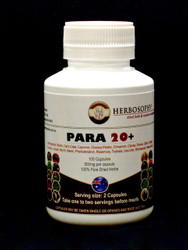 Para 20+ Blend (20 Synergistic herbs, blended into a powerhouse intestinal cleanse)